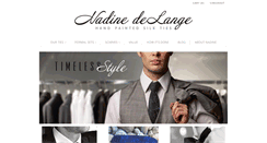 Desktop Screenshot of nadinedelange.com